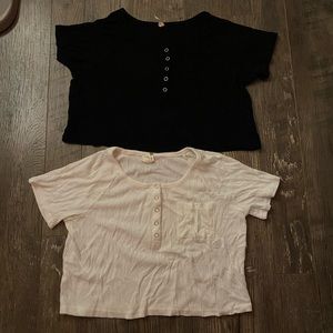 Bundle of 2 urban outfitters crop tops!!